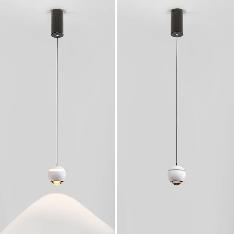 Nordic Globe Form Pendellicht Leichtes Aluminium LED Hanging Anhänger für Wohnzimmer