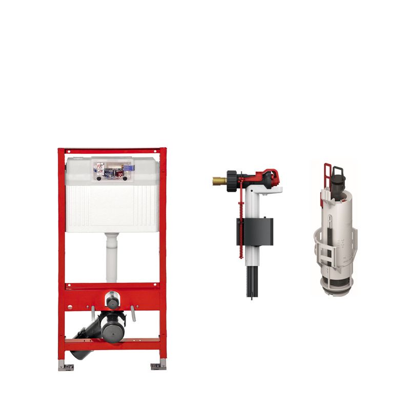 Contemporary Wall Hung Toilet Bowl Polished Finish Toilet with Glazed Surface