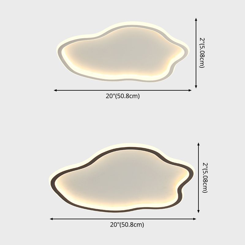 Plafonnier encastré linéaire simple moderne avec protection acrylique