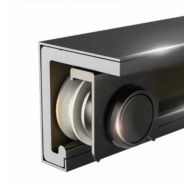 Semi Frameless Shower Door Tempered Double Sliding Shower Doors