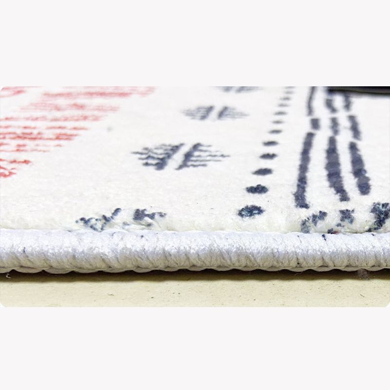 Simplicity Carpet Modern Nordic Area Rug Polyester Stain Resistant Indoor Rug for Living Room