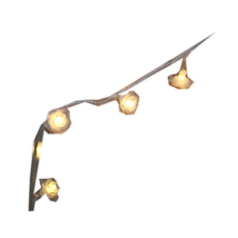 Rose Shaped LED Fairy Light Modern Style Clear Battery Powered String Lighting for Bedroom
