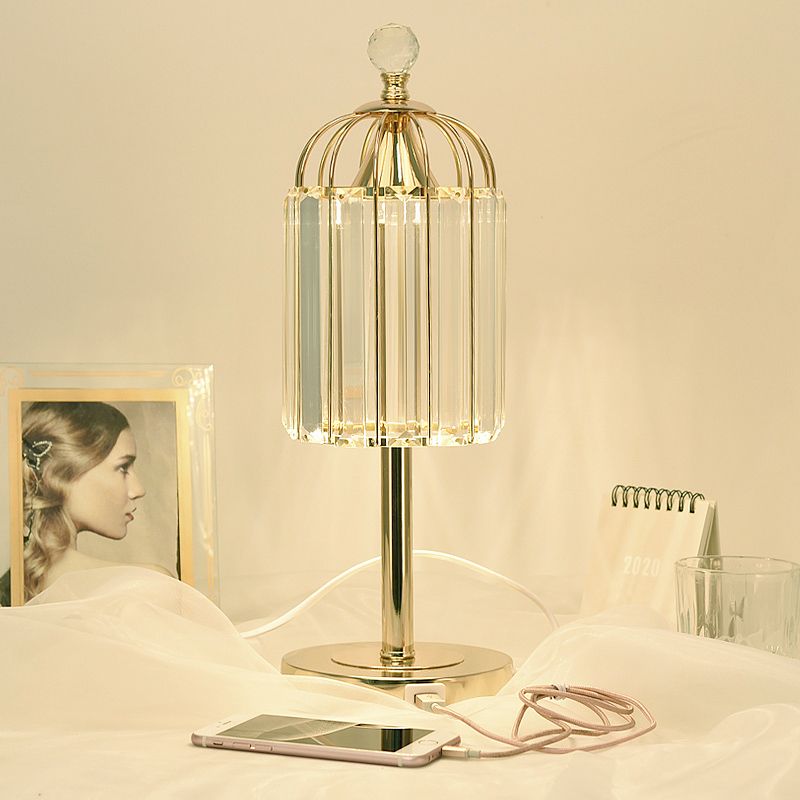 Cloche Crystal Prism LED lampe de nuit LAMPE VINTAGE LABRE ÉCLAIR