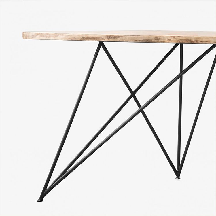 Traditional Luxury Rectangle Furniture Pine Solid Wood Dining Side Table