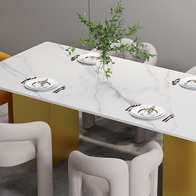 Glam 1/2/5/7 Pieces Dinette Set Sintered Stone Dining Table Sets