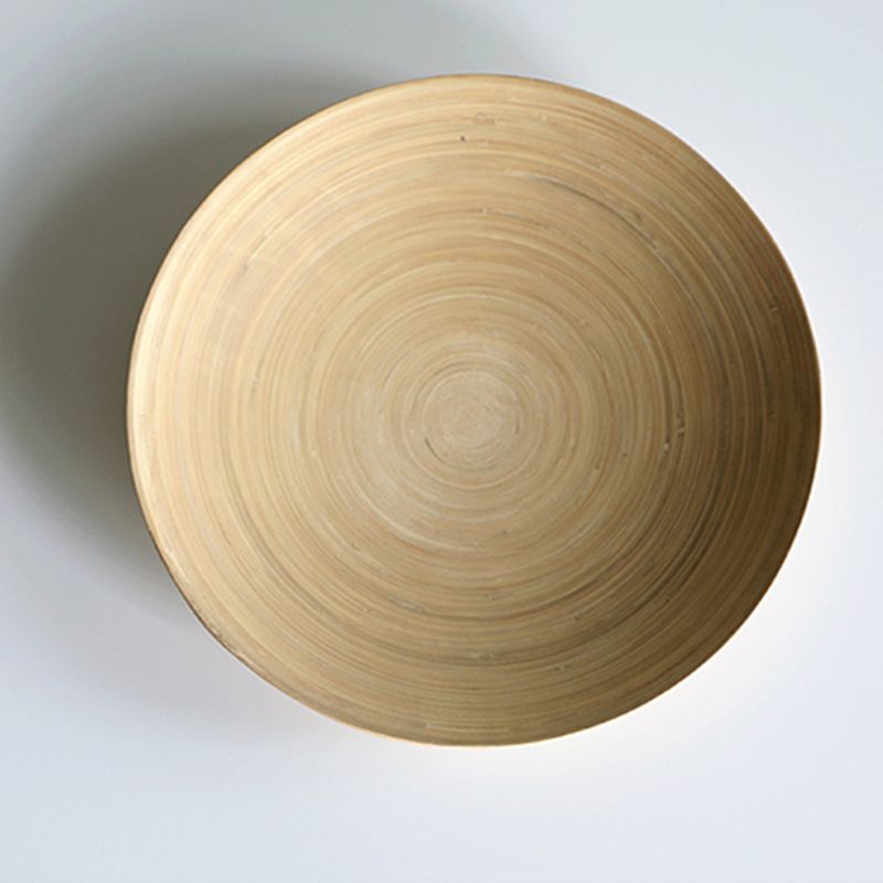 Nordic Style Round Solid Wood Table with Wooden Cross Base Side Table