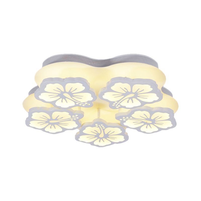 Eenvoud bloesem acryl spoelmontage licht LED 5/7/12-head plafondlamp armatuur in warm/wit/natuurlijk licht