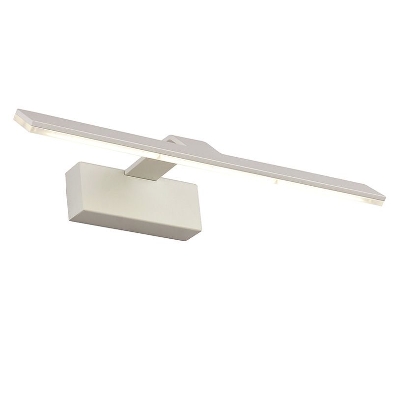 Miroir LED de bain en forme de bar Lumière acrylique Éclairage de paroi de vanité minimaliste