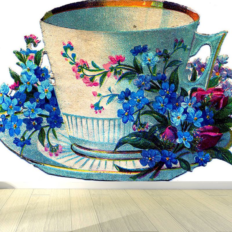 Florentine and Pot Mural Modern Decorative Living Room Wall Covering, Custom Printed