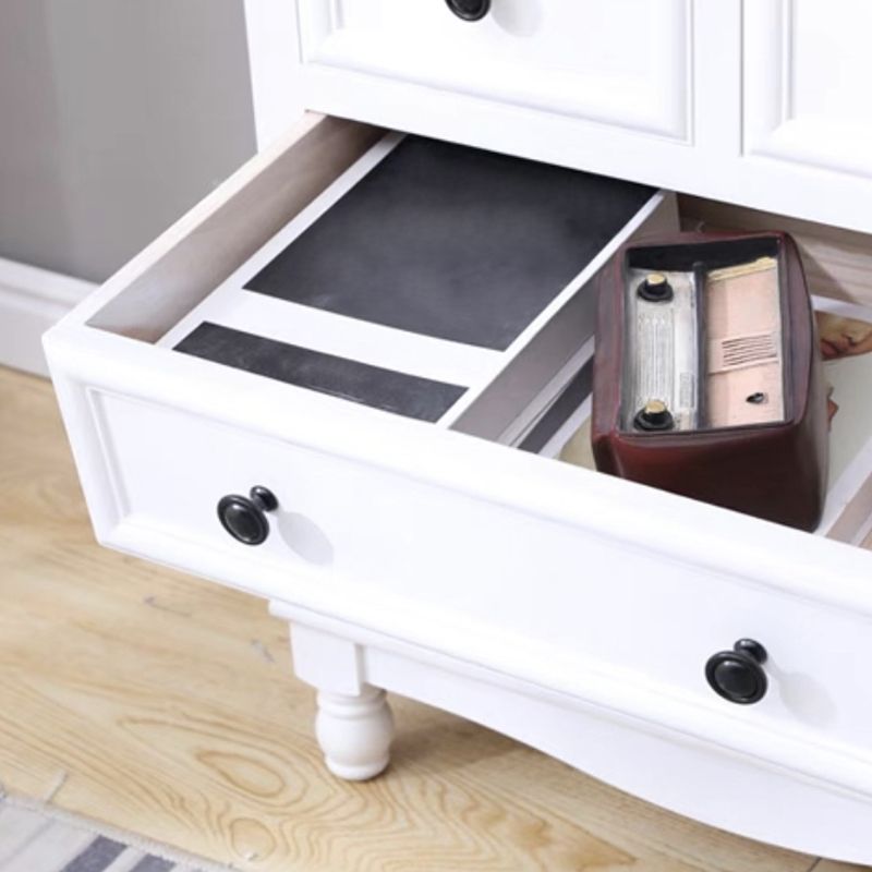 Contemporary Chest Knobs Solid Wood with Drawer Rectangle Accent Chest