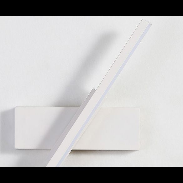 Moderna Nordic Style Lineal Wall Donce Aluminium 1 Light Sponces for Study Bedroom