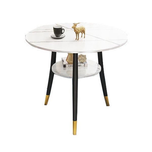 Stone Dining Table Traditional Luxury Round Dining Site Table with Tripod Base