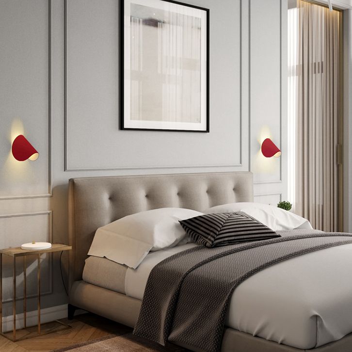 1 Light Geometric Wall Mounted Lamp Contemporary Metal Wall Light Sconces