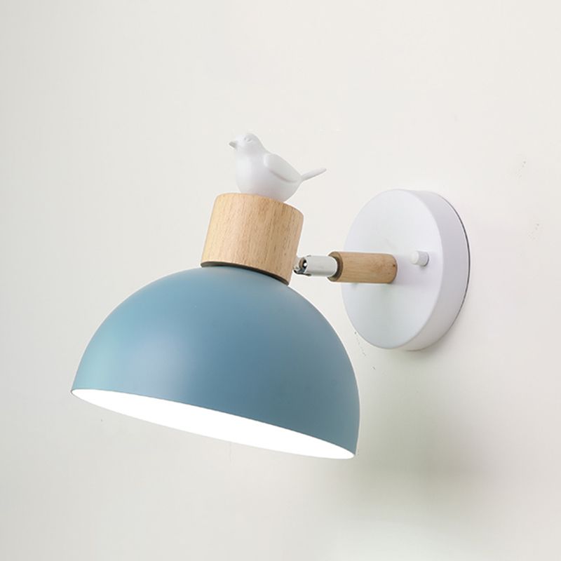 1-licht wandkandelaar Moderne macaron-stijl metalen wandverlichting voor eetkamer