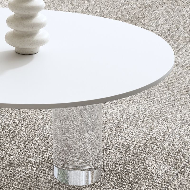 27" Wide Contemporary Coffee Table 3 Legs Coffee Cocktail Table