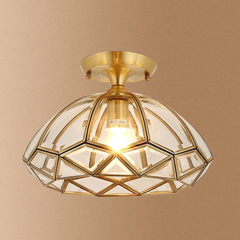 Laiton biseauté près de l'éclairage de plafond s'accompagnement de plafond d'allée traditionnelle plafond monté