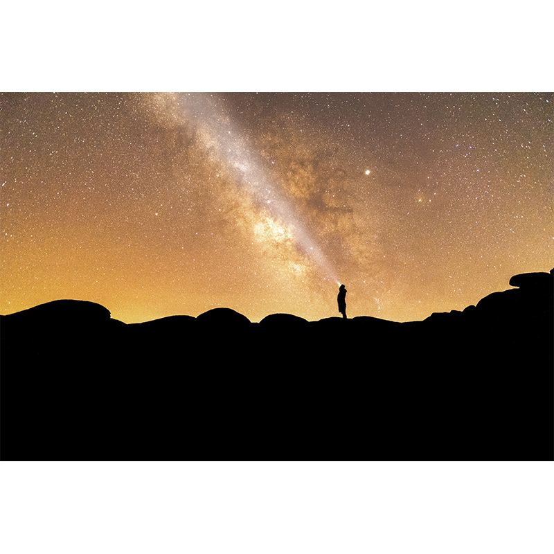 Washable Photography Mural Wallpaper Starry Sky Indoor Wall Mural