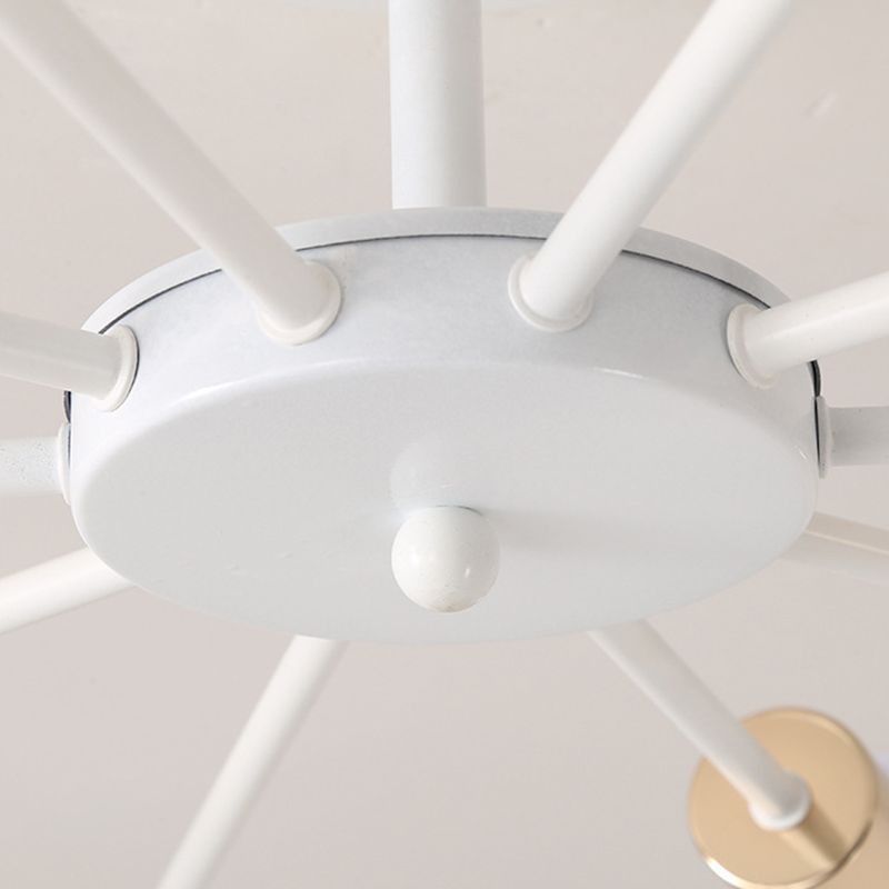 Industrial Ceiling Light Minimalist Flush Mount Ceiling Light Fixture with Glass Shade