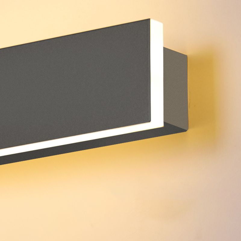 Apparecchi di illuminazione da parete lineare in stile moderno Metal 1 Lampada Light Light per soggiorno