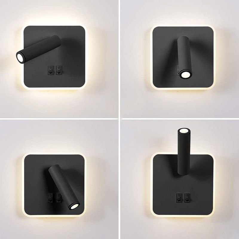 Modern Style Wall Lamp Metal 2 Lights Sconce Light for Bedroom