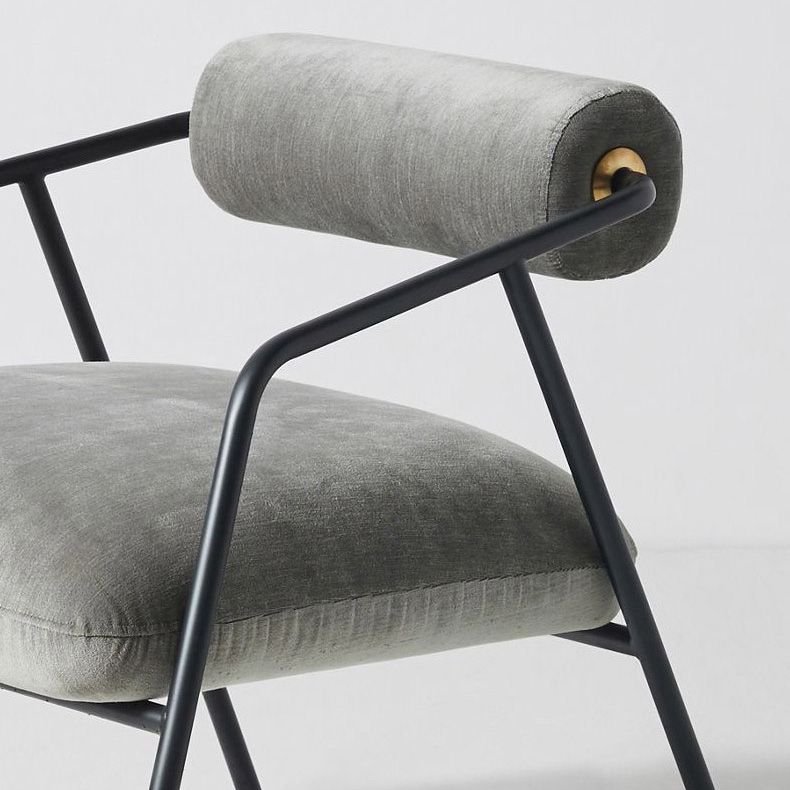 Living Room Contemporary Arm Chair Basic Four Leg Accent Armchair