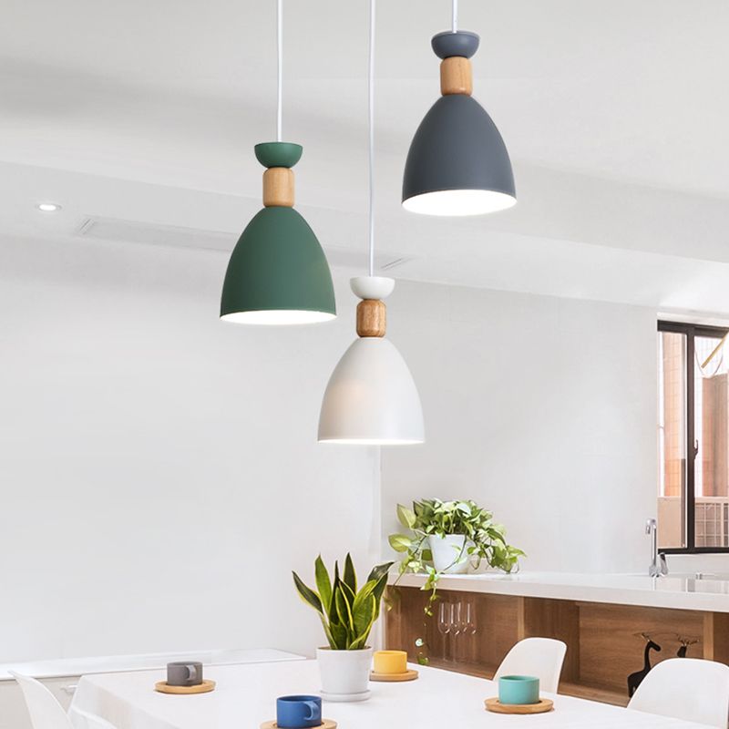 3 Köpfe Anhänger leichter Metallschatten moderne Hanglampen für Wohnzimmer