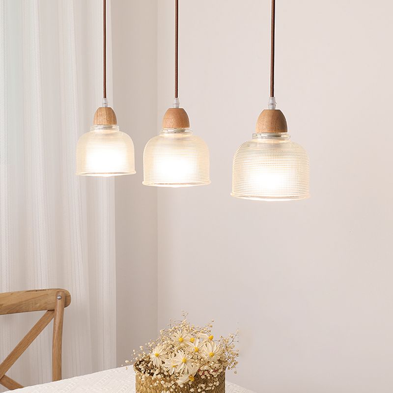 Pendre nordique moderne en bois suspendu plafond plafond pour salle à manger