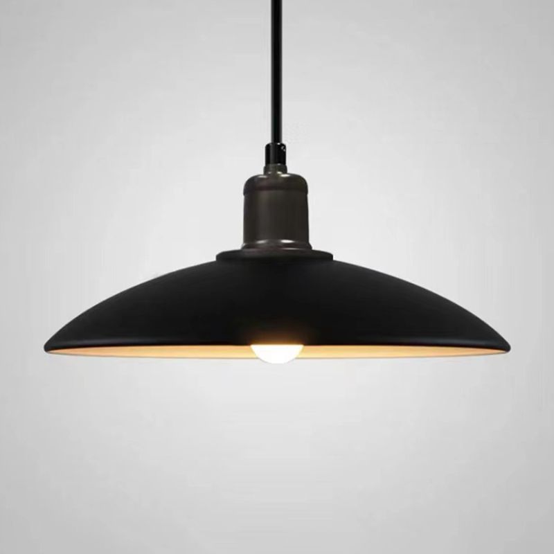 Light a sospensione a sospensione industriale ristorante in metallo a sospensione illuminazione