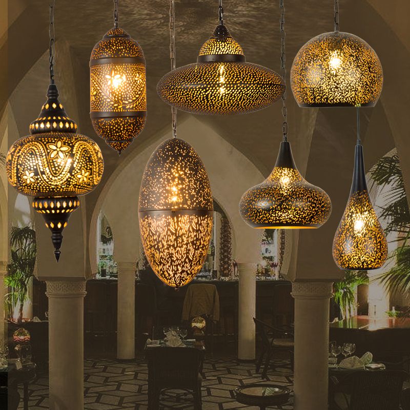 Industrial Hanging Light Metal Shade Pendent Lighting Fixture for Dining Room