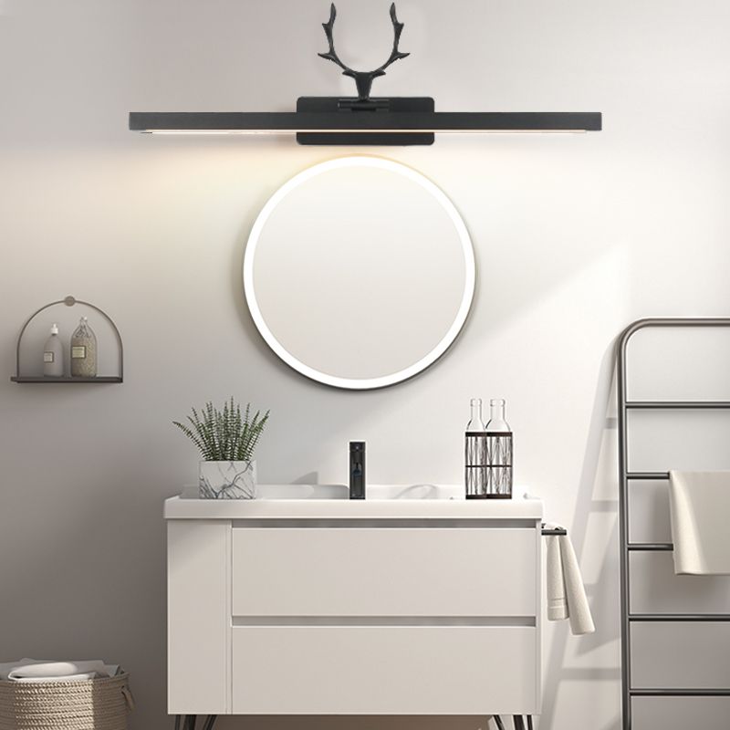 Lucitura anteriore a specchio moderno Alluminio anteriore Alluminio LED Montata a parete per il bagno