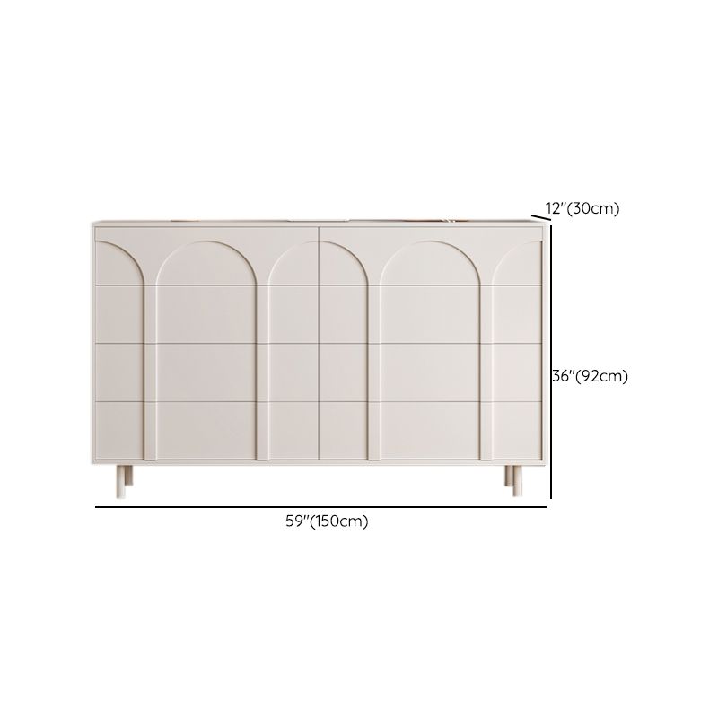 Contemporary Storage Chest Dresser Wooden Dresser for Bedroom