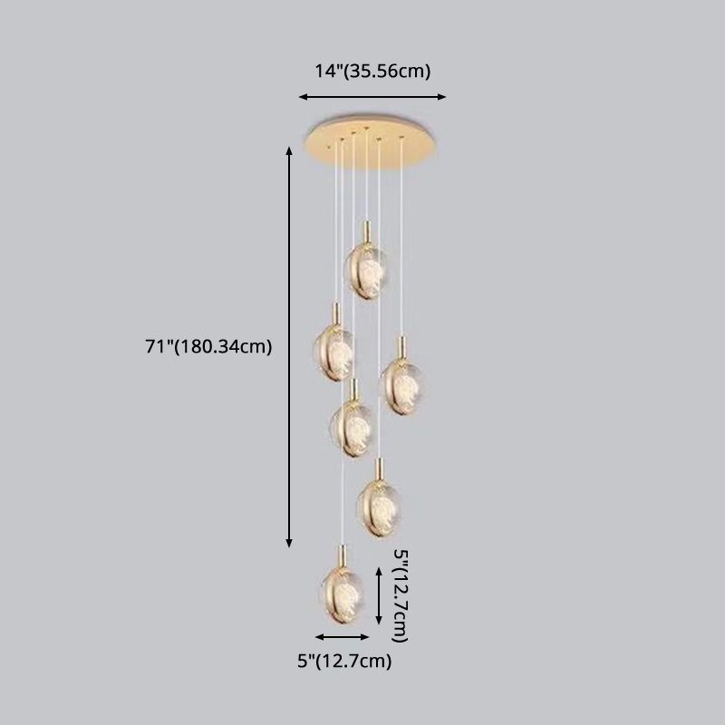 Kristall Löwenzahn Anhänger Leuchtenleuchte Einfachheit Gold LED Deckenlampe für Schlafzimmer