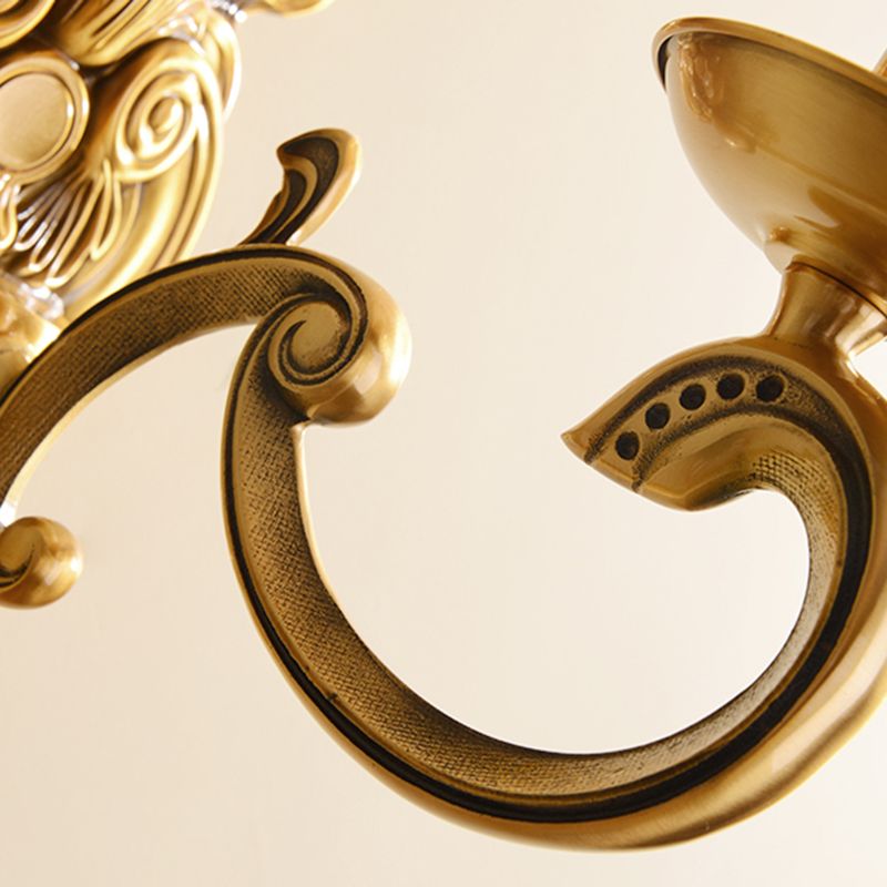 American Style Copper Vanity Light Cylinder Shape Vanity Lamp for Shower Room