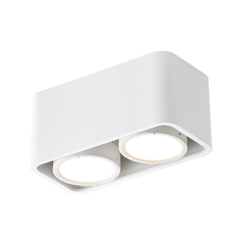 Modern Simple Style Aluminum Ceiling Light Metal Shade Geometry Ceiling Lamp for Bedroom