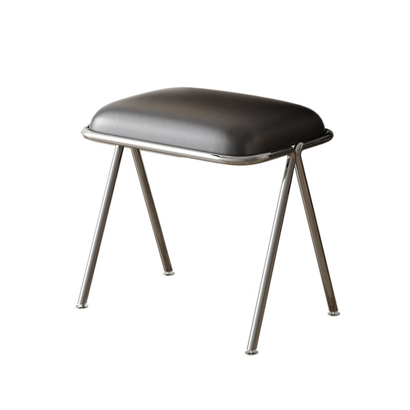 Glam Makeup Vanity Set with Glass Top, Black Vanity Dressing Table Set