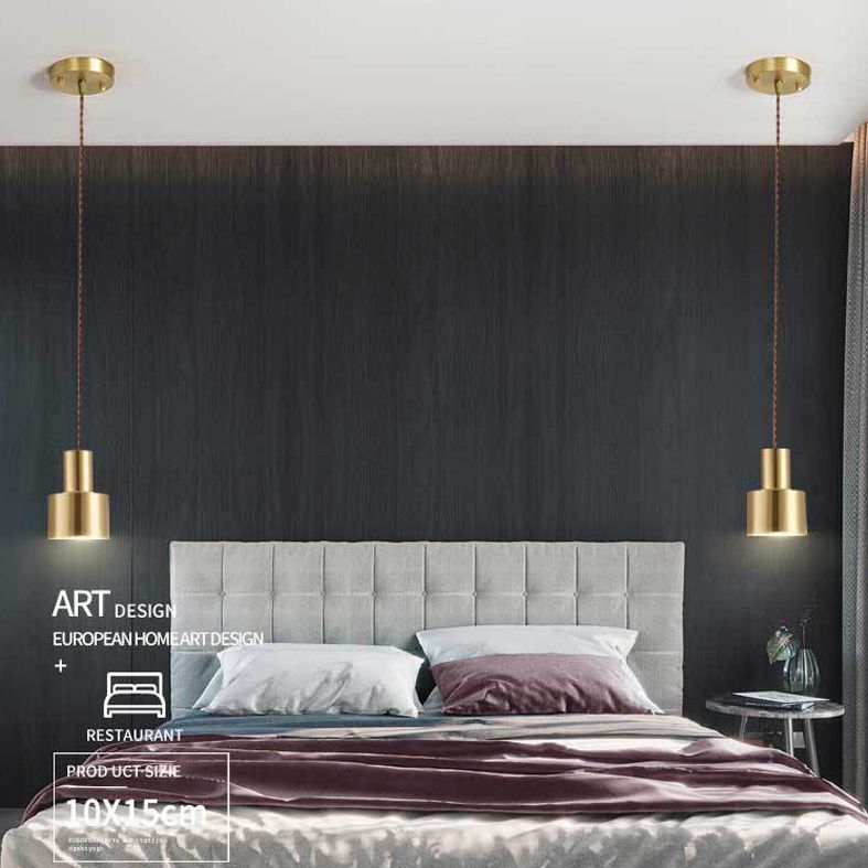 Postmodern Metal Hanging Light Pendant Light 1 Head Hanging Light for Kitchen