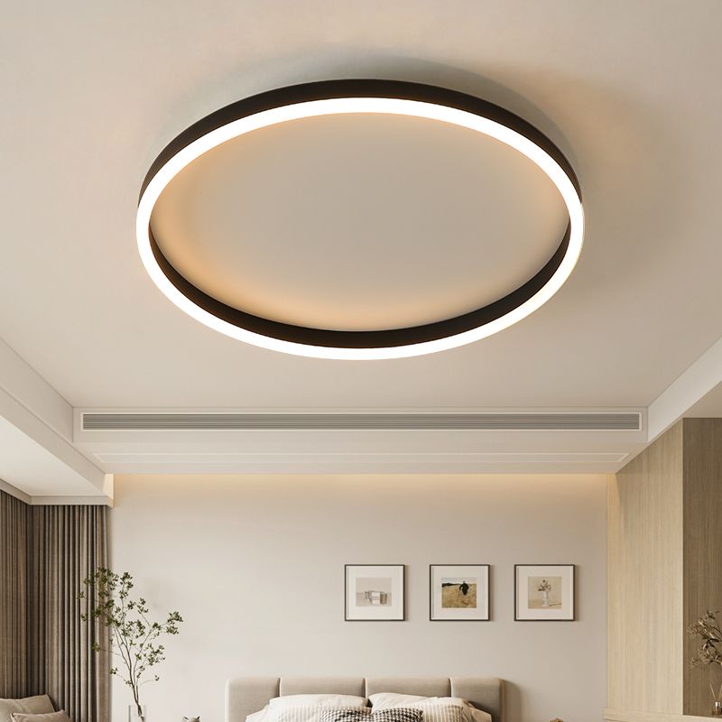 Luminaire encastré rond à LED simplicité plafonnier encastré pour salon