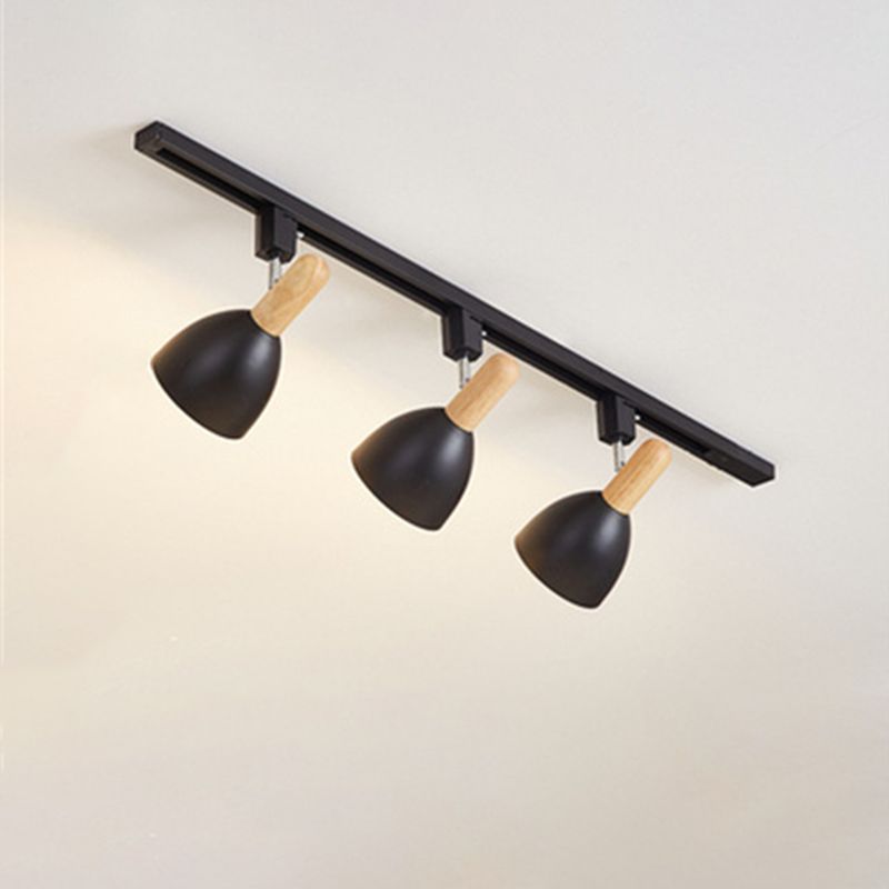 Nordische Schienenbeleuchtungs-Sets, moderner, minimalistischer Macaron-Stil, für Zuhause, Wohnzimmer, Hintergrund, Wand, kommerzielles Bekleidungsgeschäft, Ausstellungsraum, Spotlight