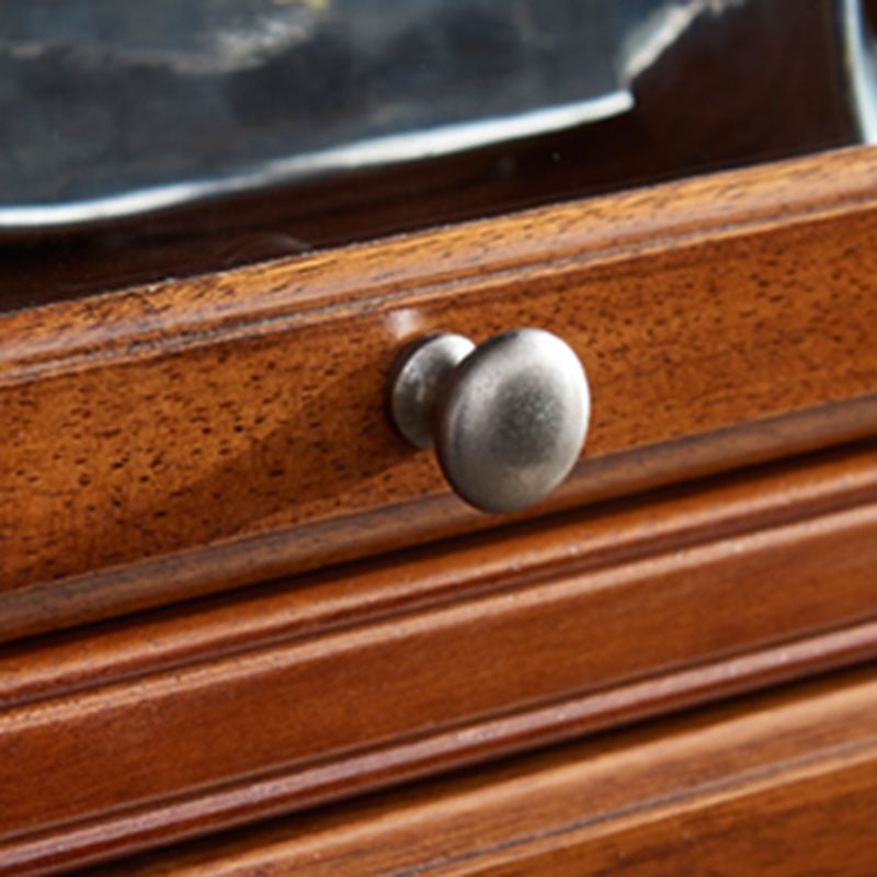 Espresso Shelf Bookcase With Doors Closed Back Shelf for Office