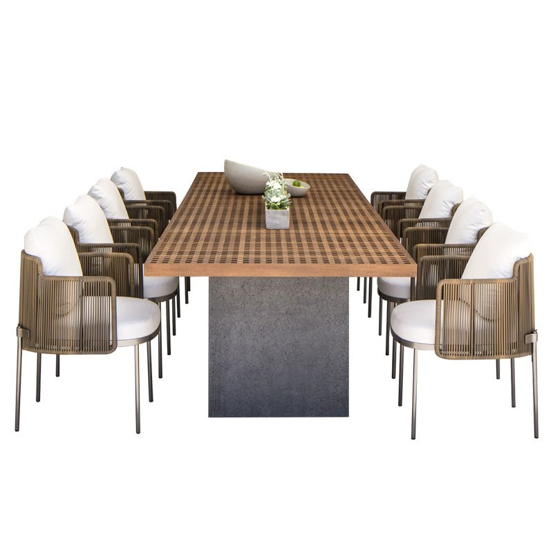 1/3/9 Pieces Patio Dining Sets with UV Resistant Boho Dining Table Set