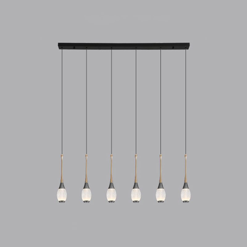 Unique Shape Island Lights Contemporary Style Metal Island Lighting