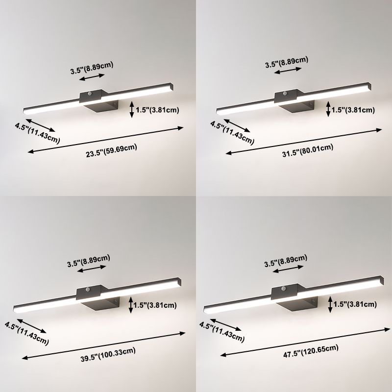 Modern Intelligent Sensor Led Lighting with Metal and Acrylic for Bathroom Washing Room