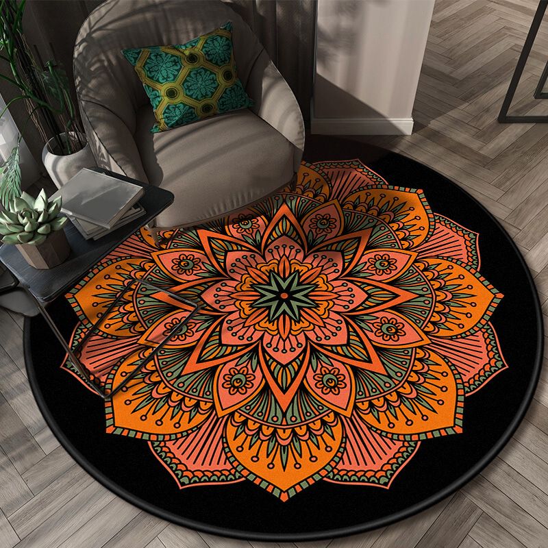 Tappeto glamour a strati di fiori a strati moquette con lavaggio antiscivolo a strati multicolori multicolore