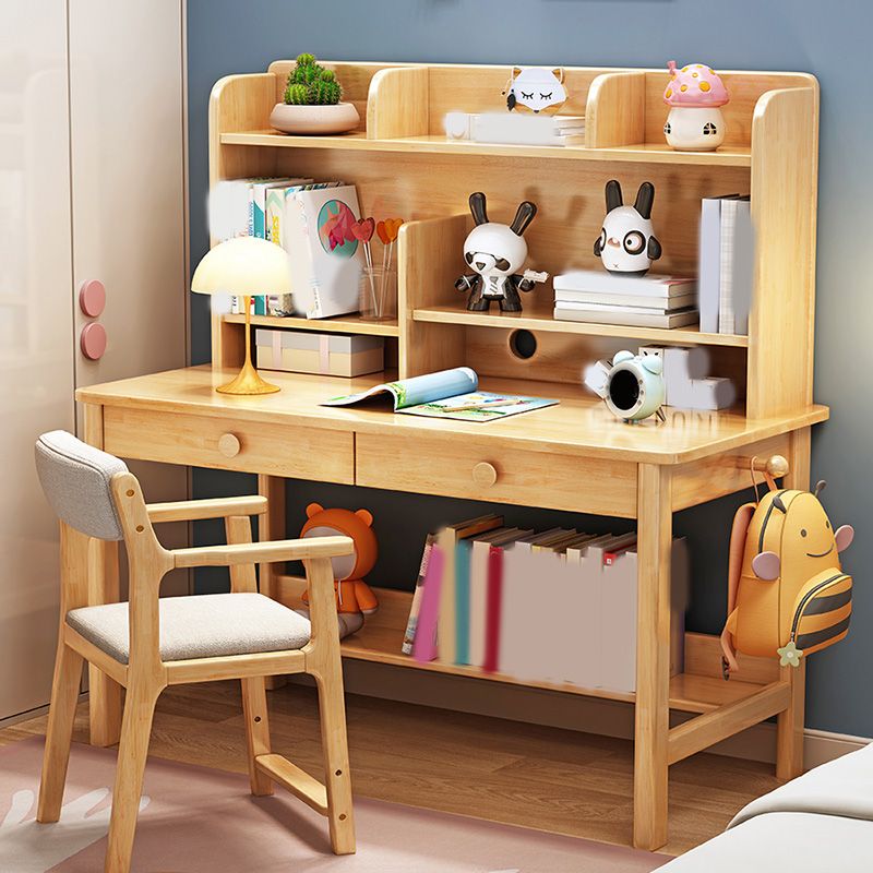 Adjustable Desk Kids Desks with Side Hook Bedroom 23.6"W Child Desk