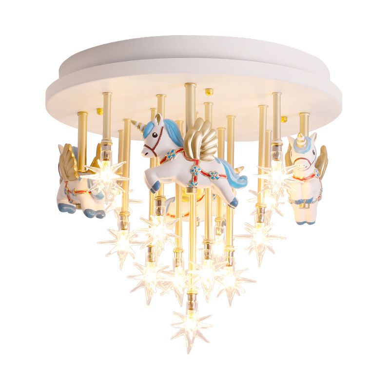 Multi Lights Cartoon plafondlamp Helder Star Shade Eigentijds inbouwlicht