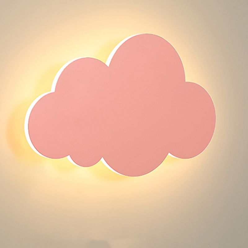 1 Light Cloud Wall Sconce Modern Style Metal Wall Lighting for Bedroom