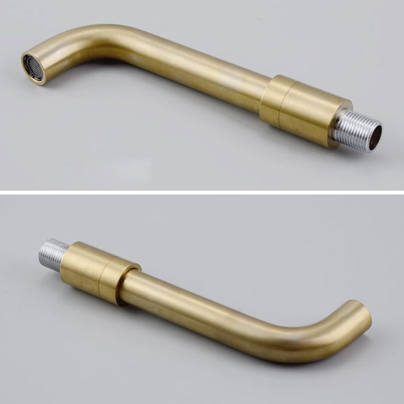 Cold and Hot Wall Mounted Bathtub Faucet Gold Finish Tub Faucet with Shower Head