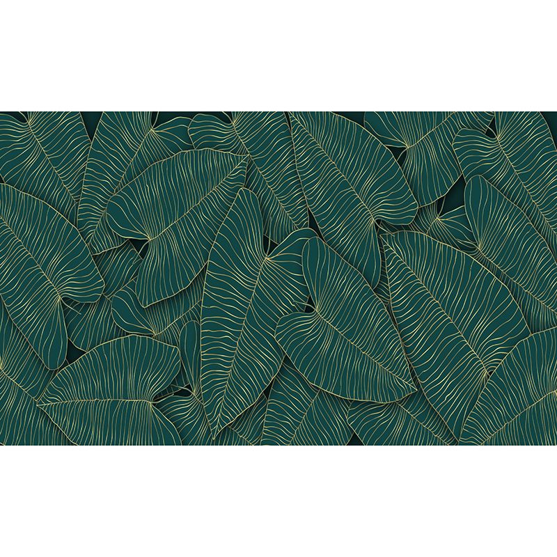 Tropical Leaves Indoor Decoration Mural for Living Room Bedroom, Made to Measure