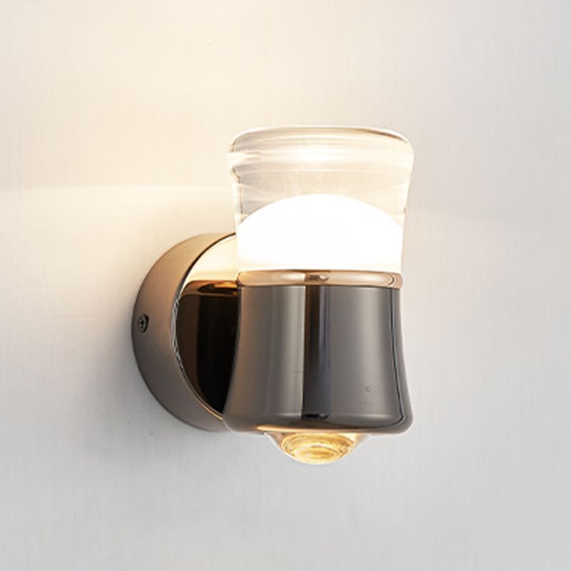 Modernism Wall Sconce Black Sconce Lighting with Metal for Bedroom