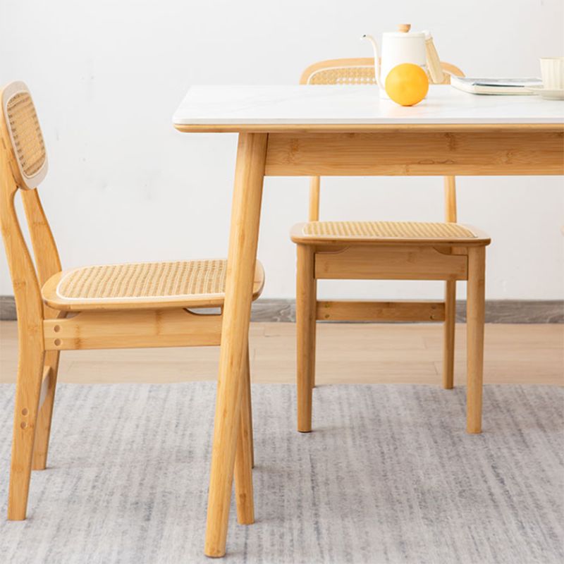 Sintered Stone Dining Table Rectangle Dinner Table for Dining Room
